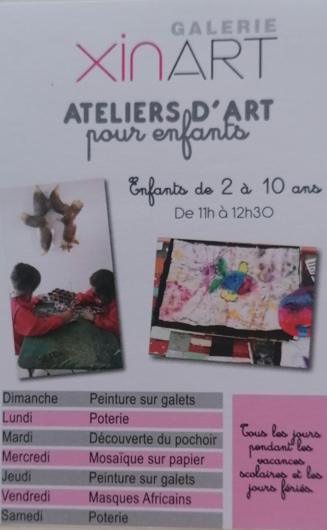 Ateliers d'art pour les enfants